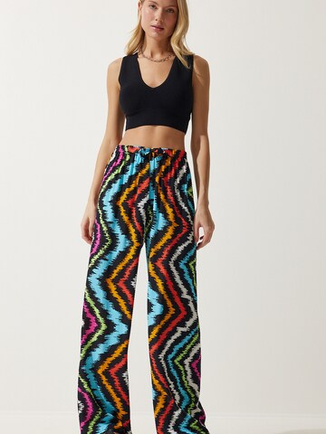 Happiness İstanbul Zvonové kalhoty Kalhoty – černá