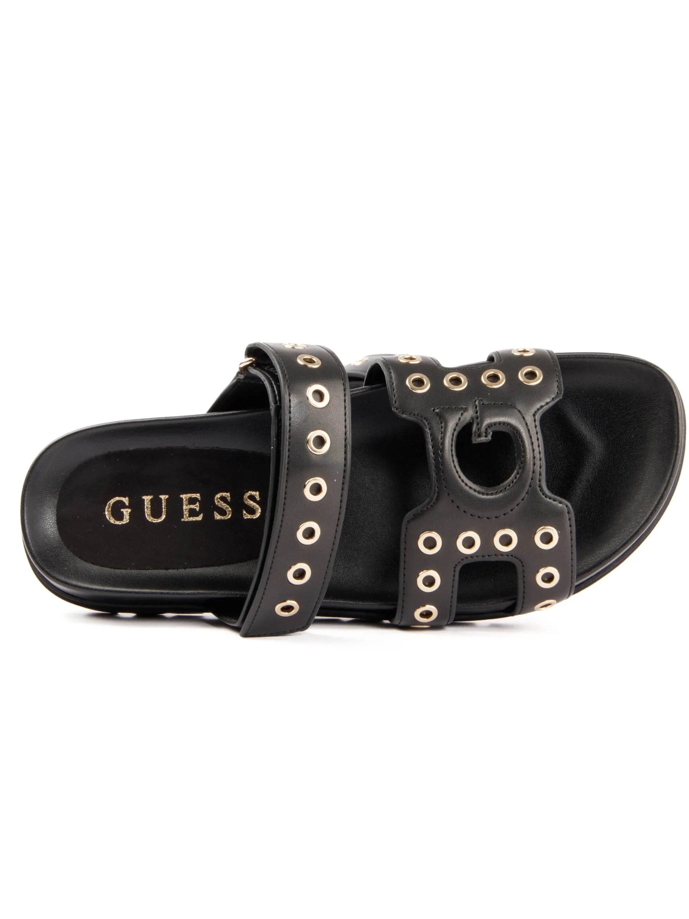 GUESS Strand-/badschoen 'Signature' in Zwart