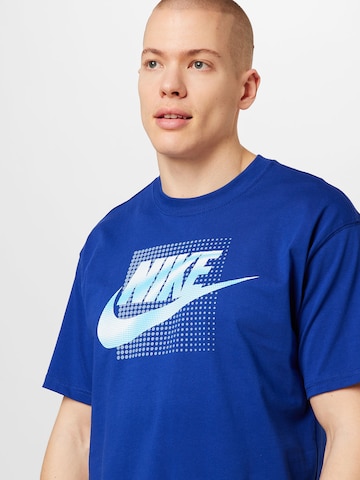 Nike Sportswear Majica 'FUTURA' | modra barva