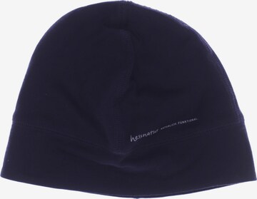 hessnatur Hat & Cap in 54 in Blue: front