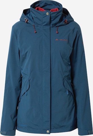 VAUDE Outdoor Jacket 'Rosemoor' in Blue: front