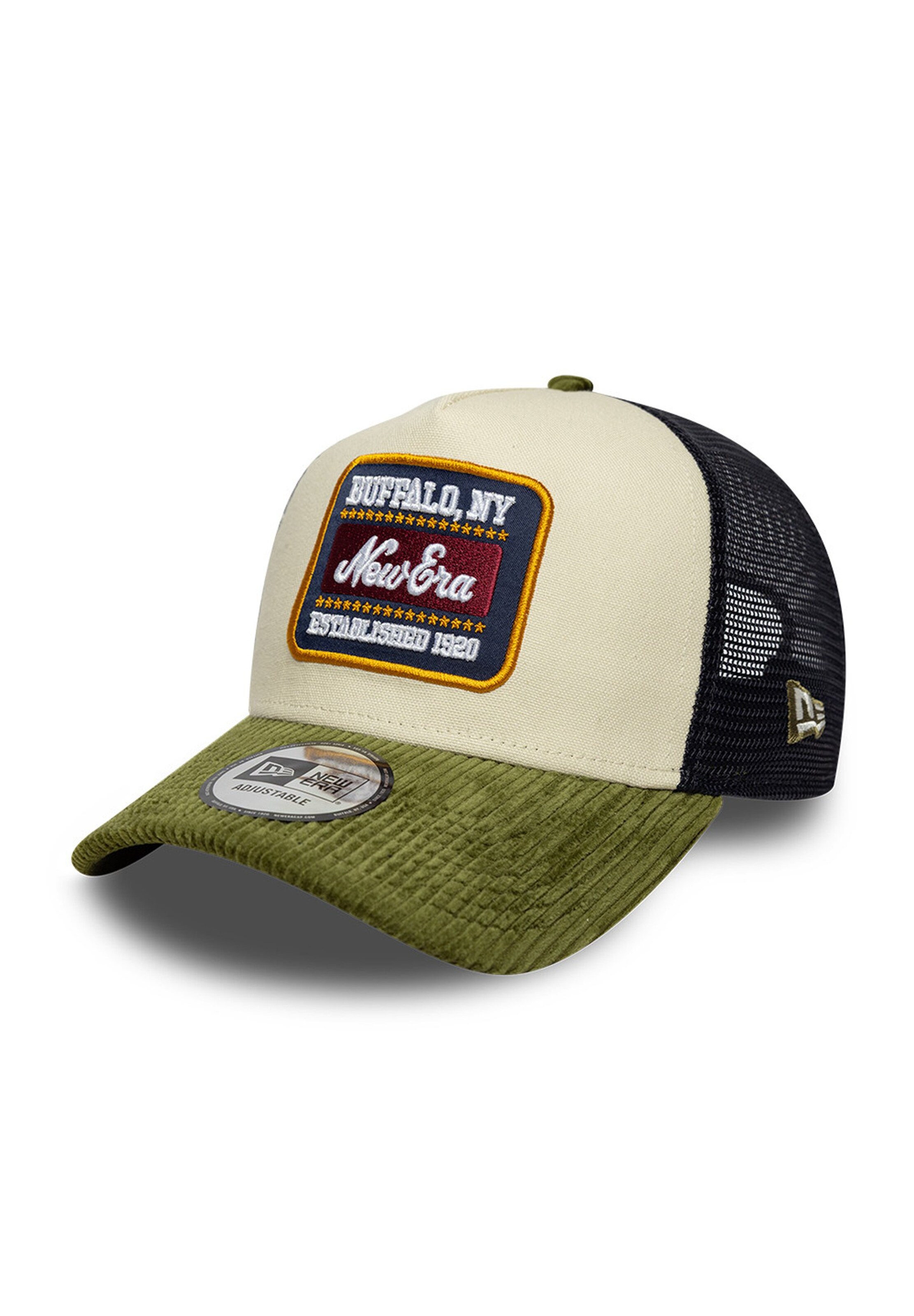 NEW ERA - Boné '9FORTY Patch Cord' em bege: frente