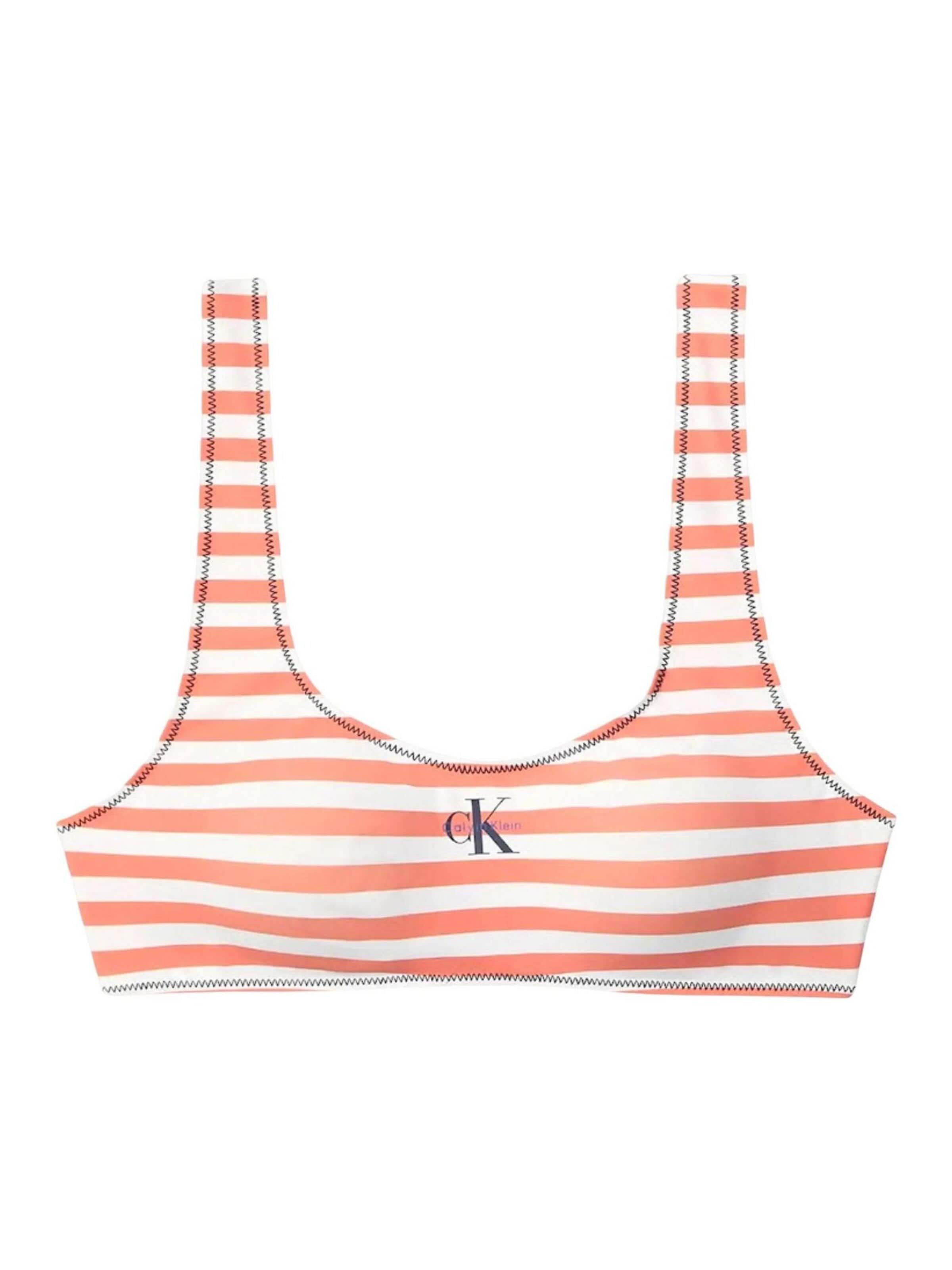 Classico Bikini 'BRALETTE LV00Q61100' di Calvin Klein Jeans in arancione