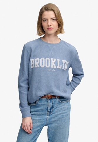 T-shirt 'Athletic Essential' Superdry & Co en bleu : devant