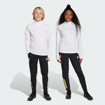 ADIDAS PERFORMANCE Tapered Sportbroek 'FC Juventus Turin' in Zwart: voorkant