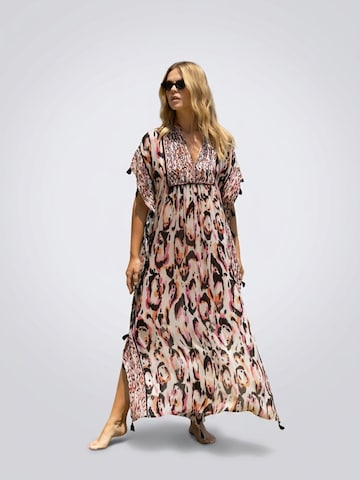 Robe 'Caftan Long Roberta' Miss June en mélange de couleurs