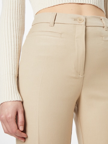 Wide Leg Pantalon à plis Monki en beige