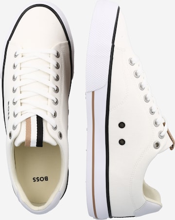 Baskets basses 'Aiden Tenn' BOSS Orange en blanc