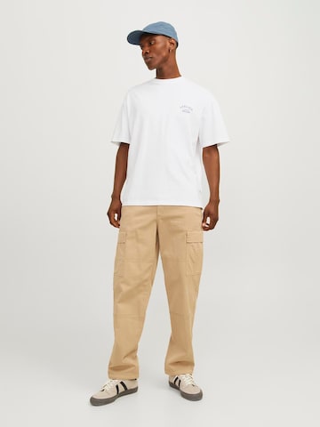 T-Shirt 'Brooklyn' JACK & JONES en blanc