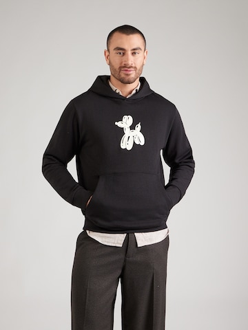 Felpa 'JOROBJECT' di JACK & JONES in nero