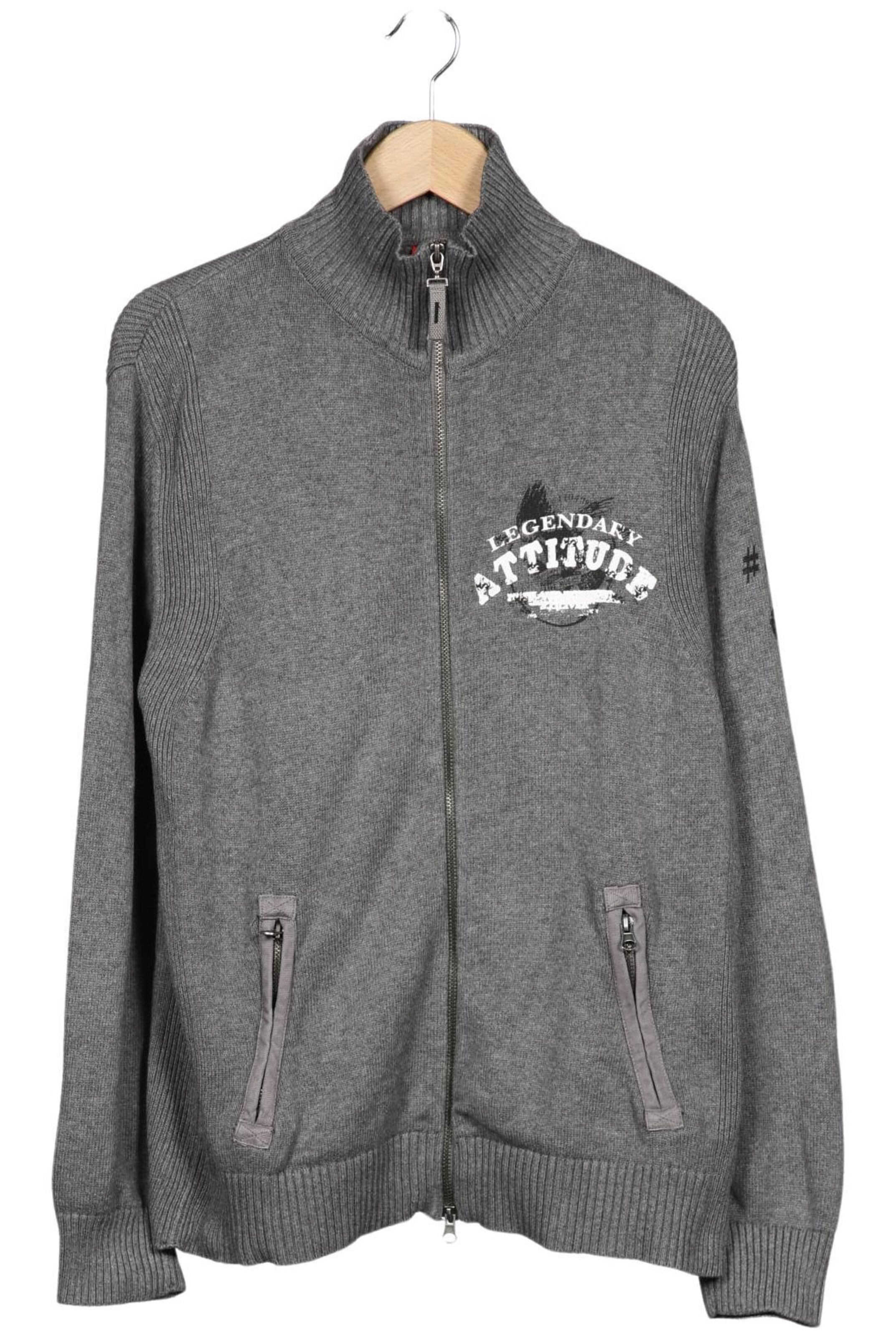 s.Oliver Sweater & Cardigan in L in Grey: front