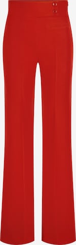 Nicowa Wide leg Broek 'Coreana' in Rood: voorkant