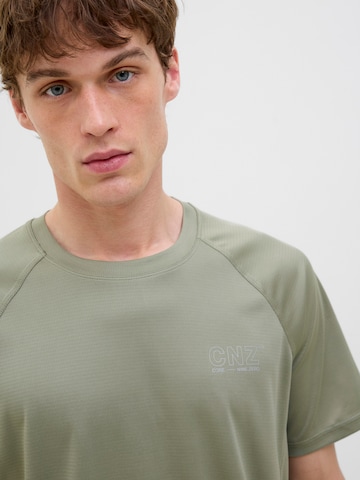 Maglietta 'JCOCNZ' di JACK & JONES in grigio