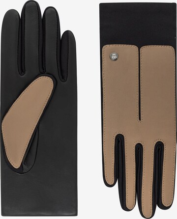 Roeckl Full Finger Gloves in Brown: front