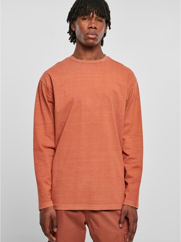 Urban Classics Shirt in Bruin: voorkant