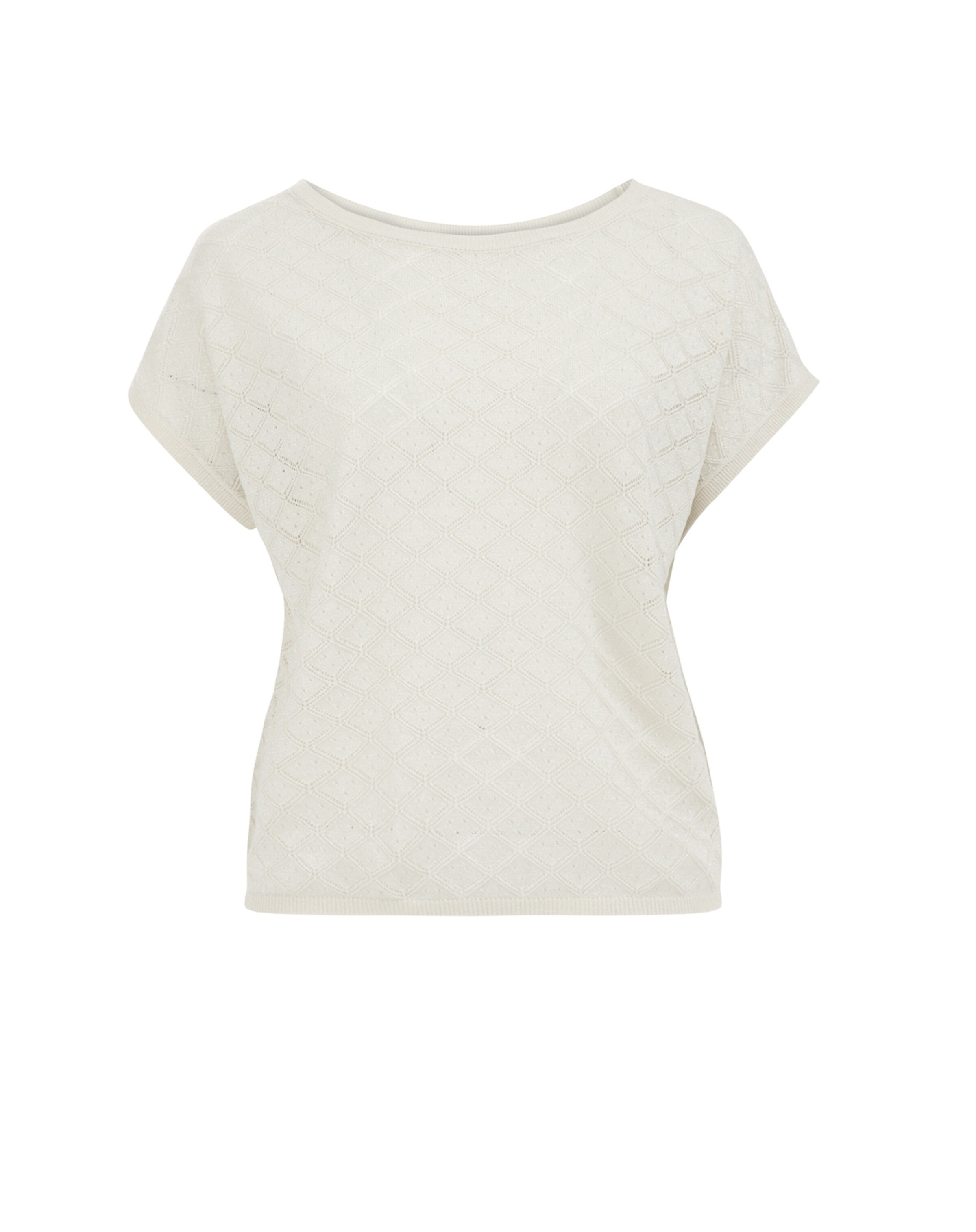 balts WE Fashion T-Krekls: no priekšpuses