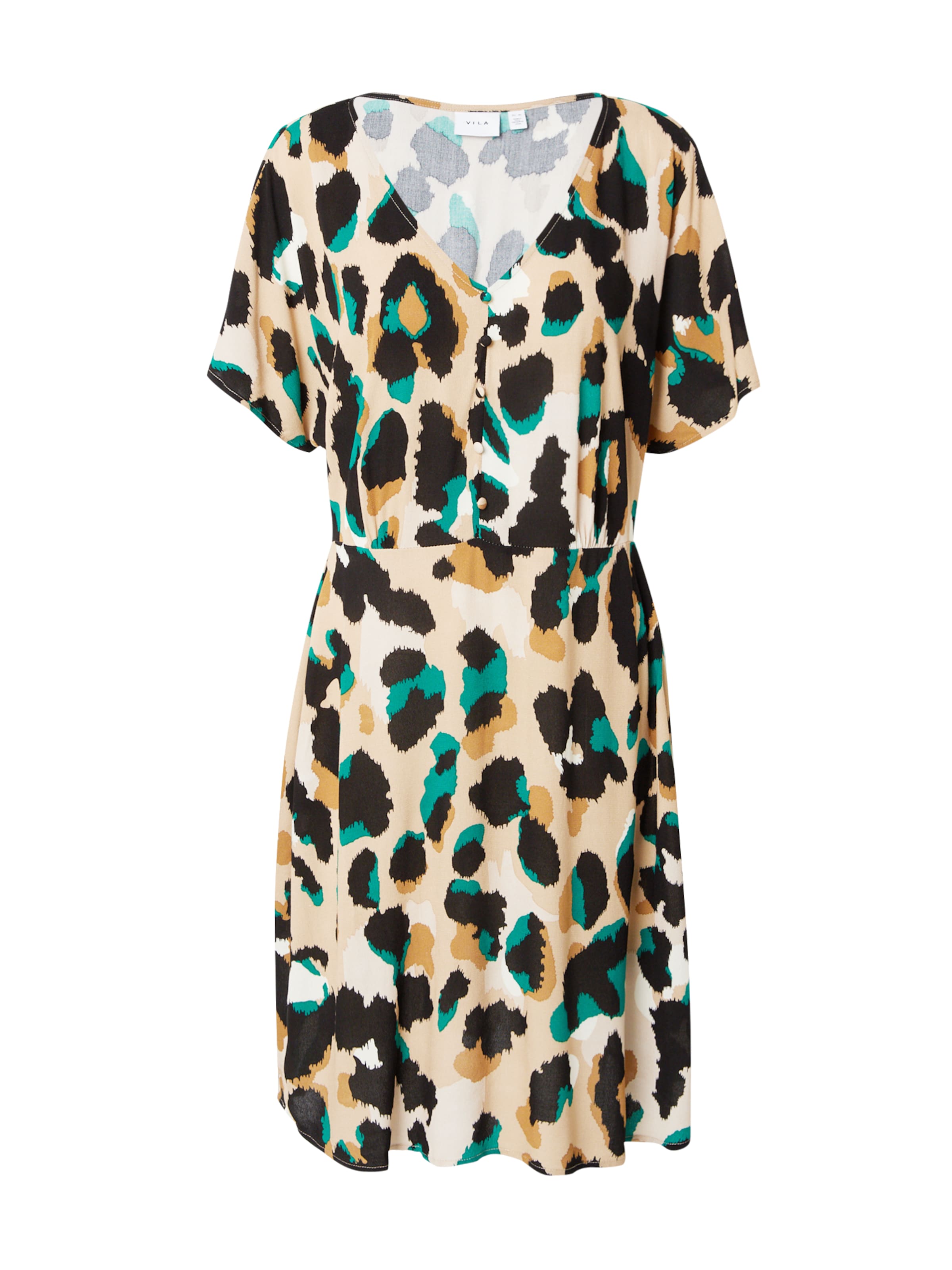 Abito estivo 'MOASHLY' VILA di colore beige / marrone / verde / nero, Visualizzazione prodotti