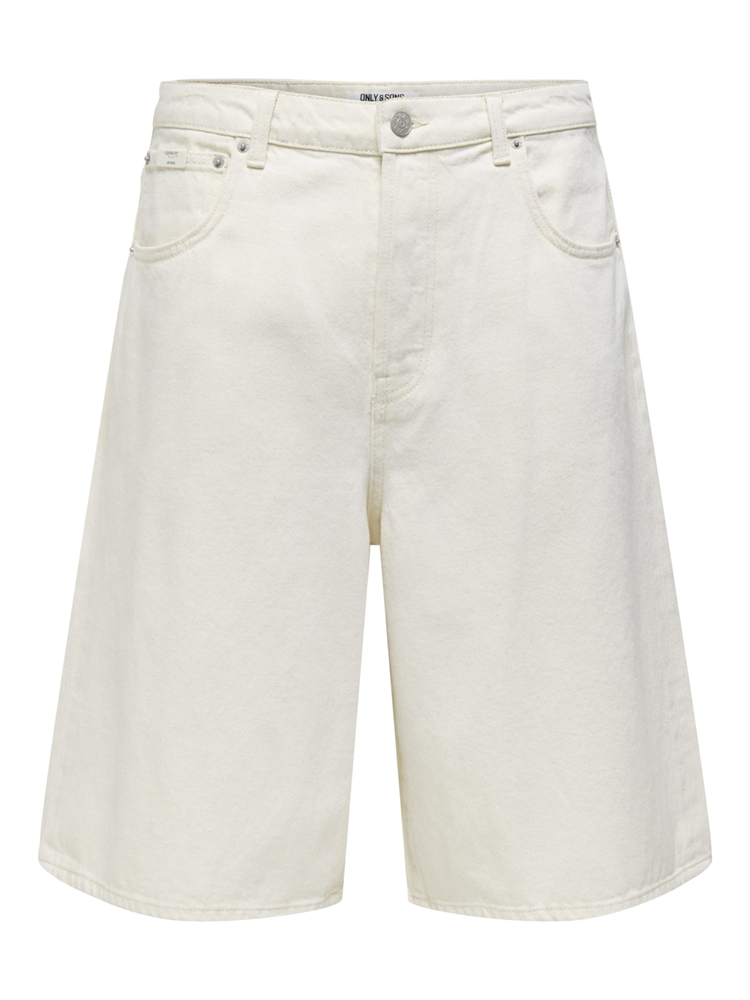 Only & Sons Loose fit Jeans 'Carl' in White: front