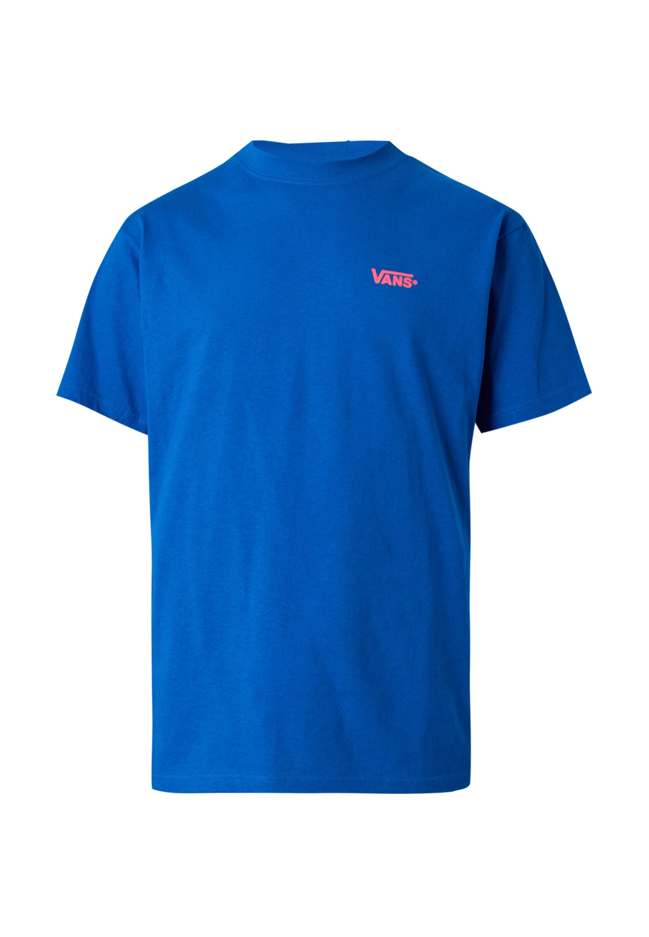 VANS Μπλουζάκι 'NEW LEFT CHEST' σε S σε μπλε / σμέουρο, Άποψη προϊόντος