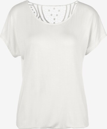 T-shirt VIVANCE en blanc : devant