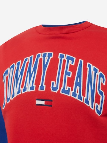 Felpa di Tommy Jeans in rosso