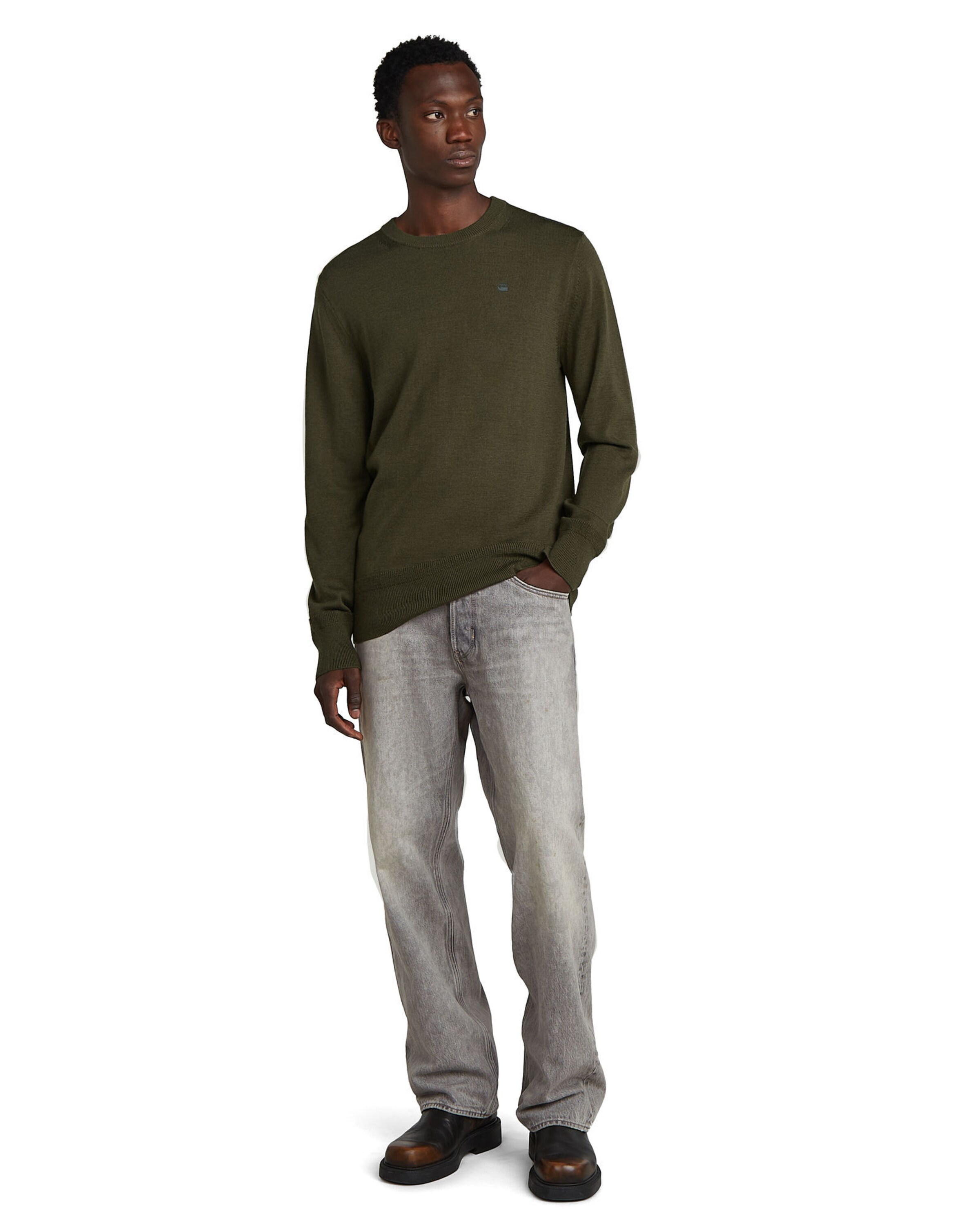 G-STAR Sweater 'Premium Core' in Green
