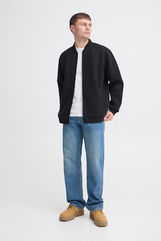 BLEND - Sudadera con cremallera 'BHKEIRAN SCUBA' en negro