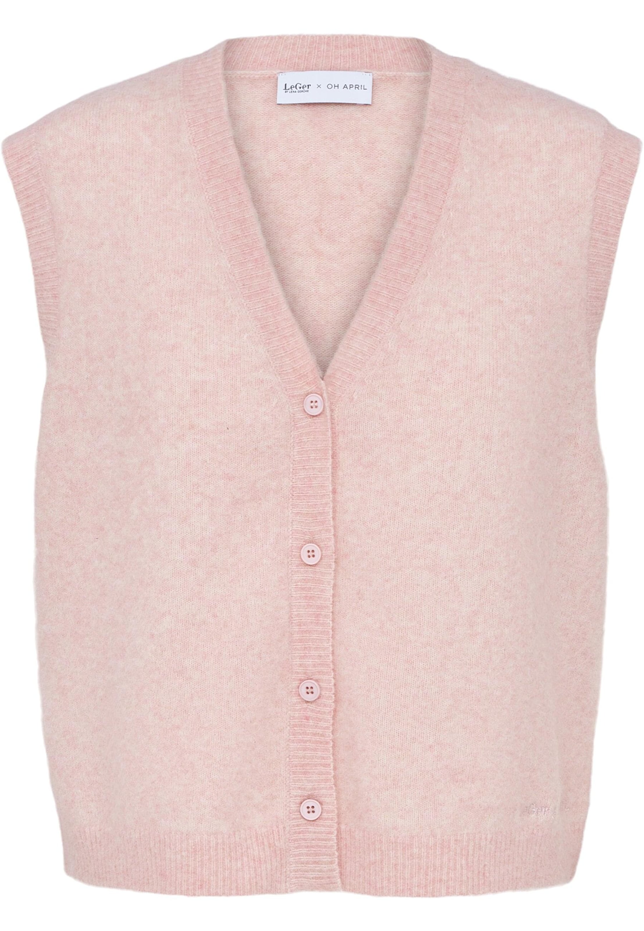 Cardigan 'Amira' OH APRIL en rose : devant