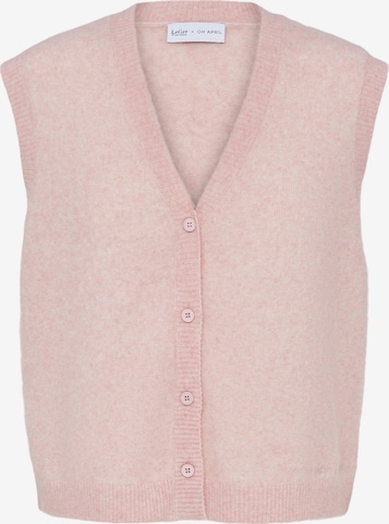 Cardigan 'Amira' OH APRIL en rose : devant