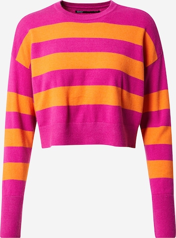 ONLY Pullover 'IBI' in Pink: predná strana