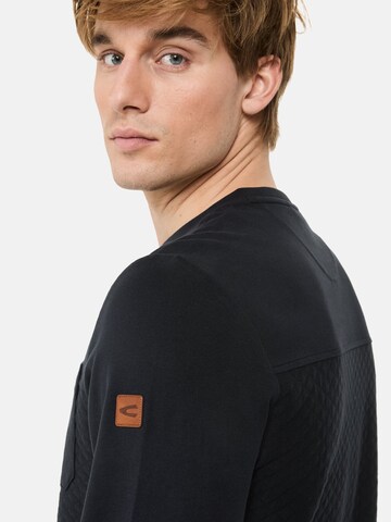 CAMEL ACTIVE Langarm Henley mit Brusttasche in Blau