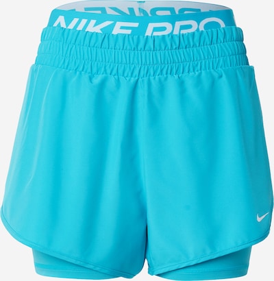NIKE Sportske hlače u azur / bijela, Pregled proizvoda