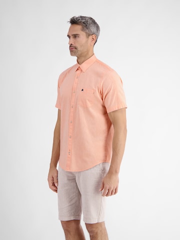 LERROS Regular fit Button Up Shirt in Orange