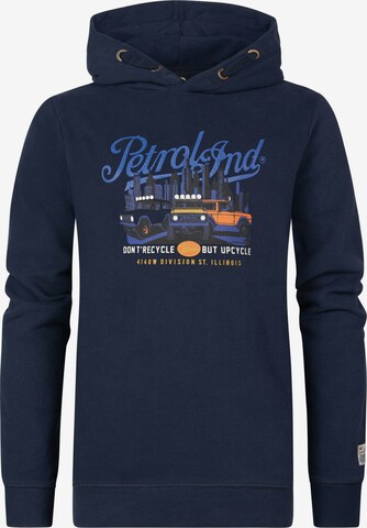 Petrol Industries Sweatshirt 'Berwyn' in Blau: predná strana