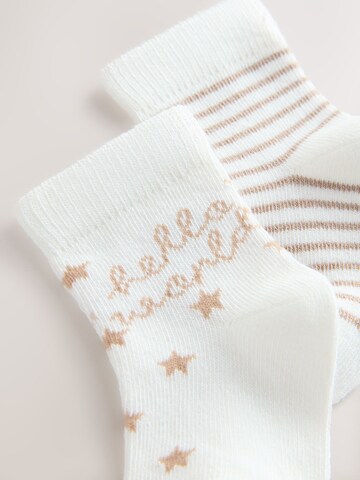 Calzino 'Hello World' di Next in beige