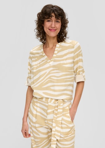 s.Oliver Blouse in Beige: front