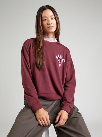 PIECES - Sudadera 'PCCHILLI SUMMER' en rojo: frente