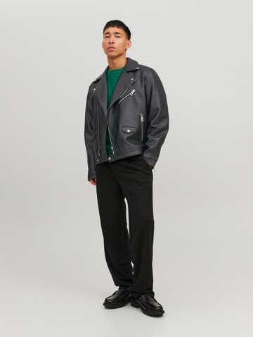 JACK & JONES Between-Season Jacket 'Flores' in Black