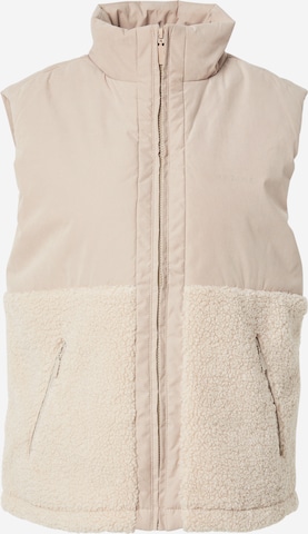Gilet mazine en beige : devant