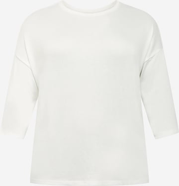 Tricou 'Brianna' de la Vero Moda Curve pe alb: față