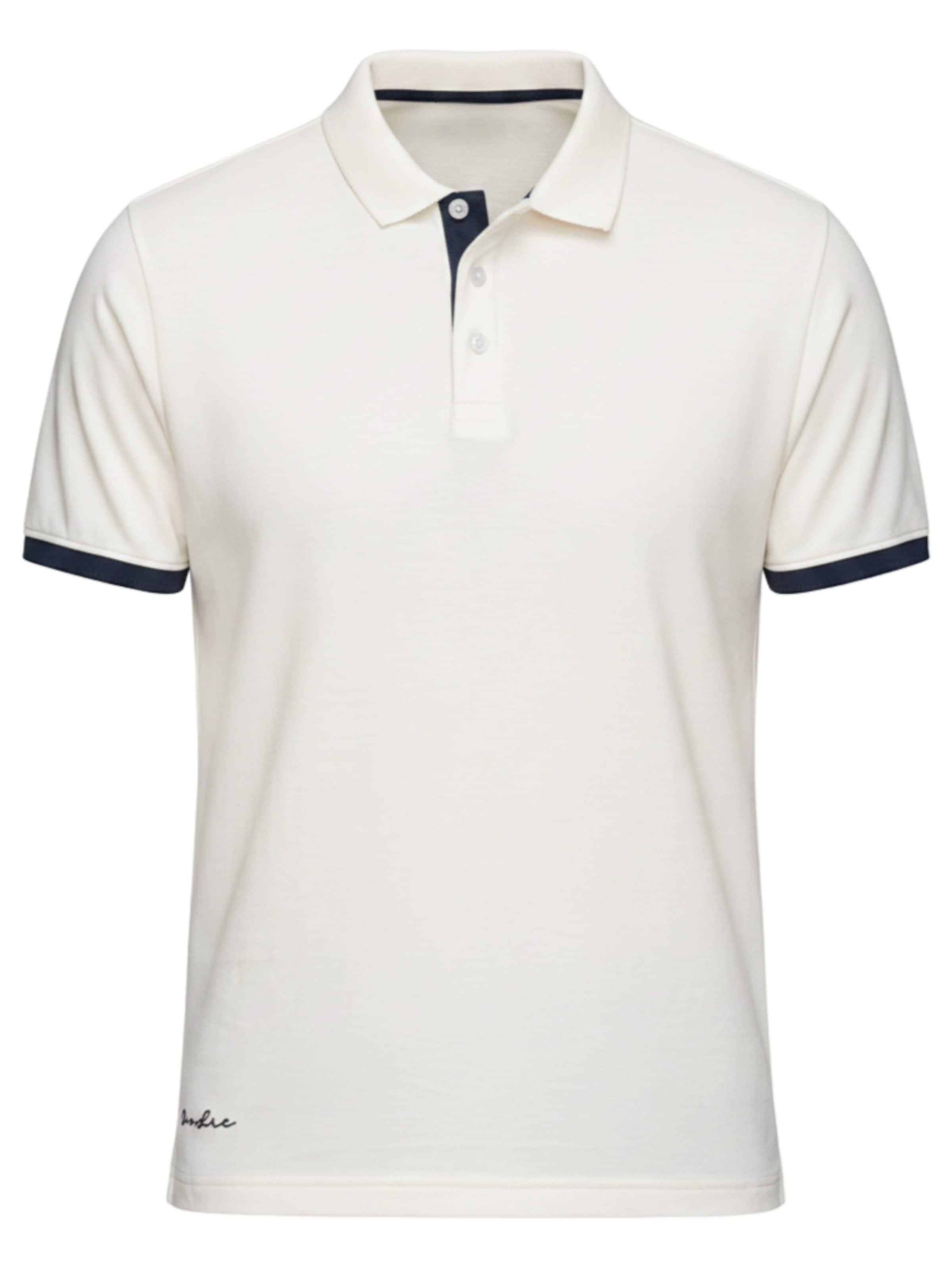 Ombre Shirt in Wit: voorkant