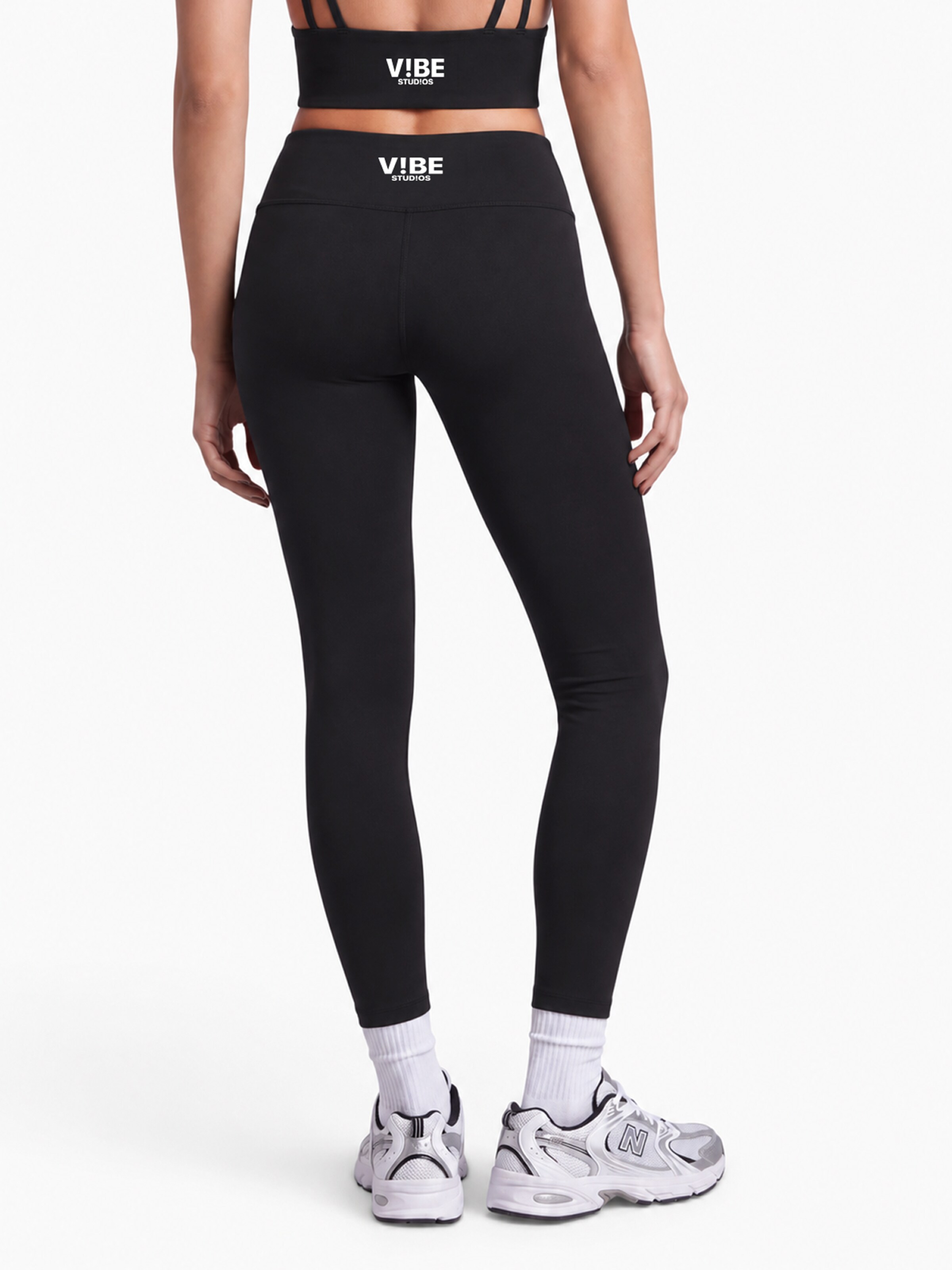 V!BE STUD!OS Skinny Leggingsit värissä musta