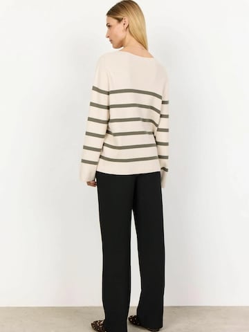 Soyaconcept Trui ' SC-KANITA STRIPE 21. ' in Wit
