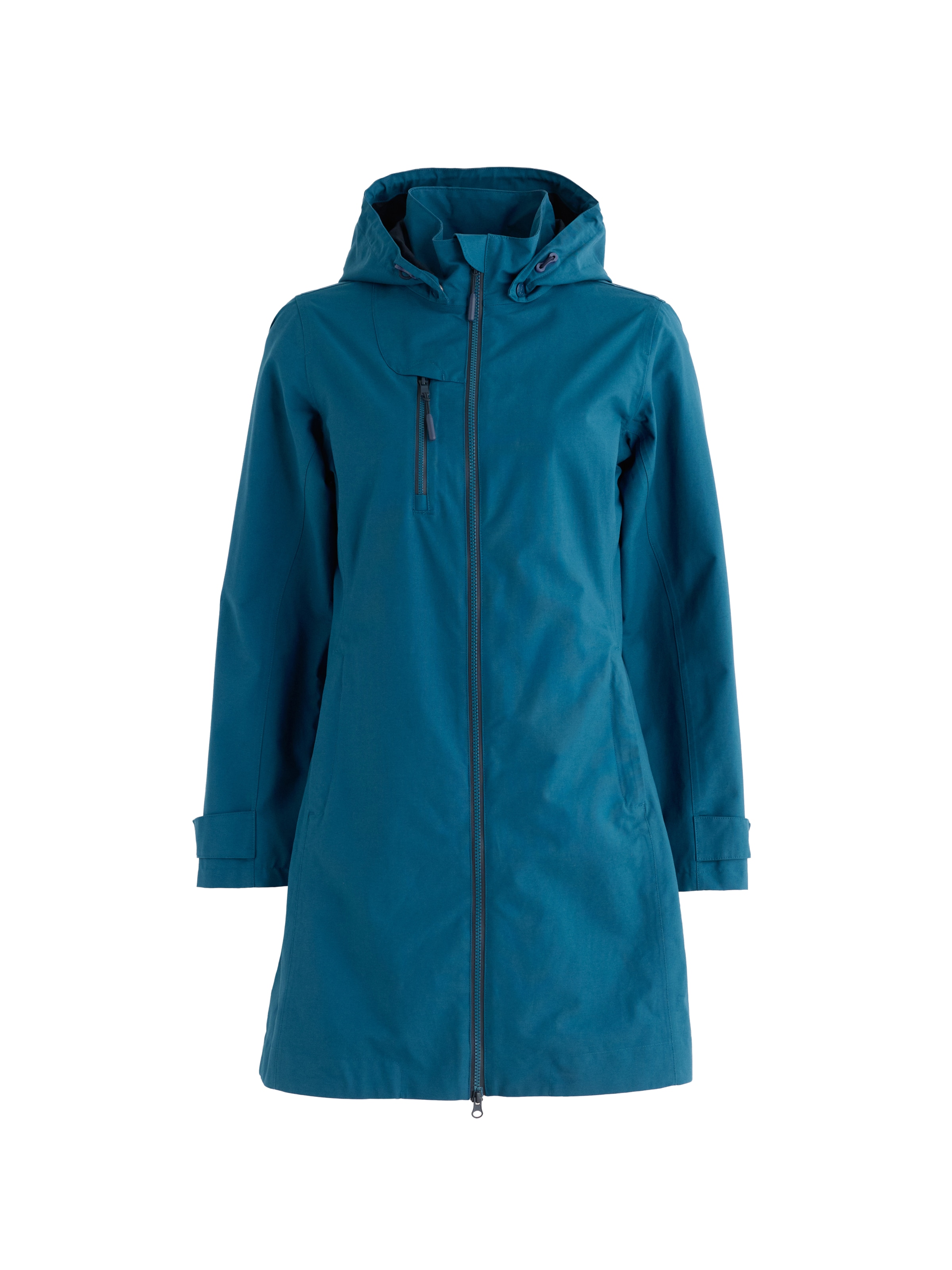Seasalt Cornwall Between-seasons coat 'Coverack II' in S in Petrol, Item view
