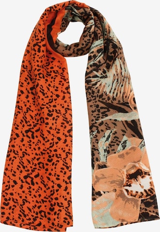 SAMAYA Leichter Breitschal 'Anitou', sehr weich, stylischer Look in Mischfarben: Vorderseite