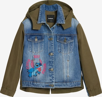 mėlyna Desigual Demisezoninė striukė 'Stitch™': priekis
