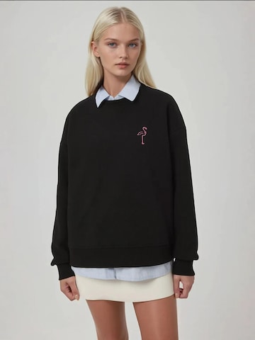 Sweat-shirt Hiccup en noir : devant