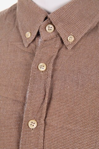 Hackett London Button-down-Hemd XL in Braun