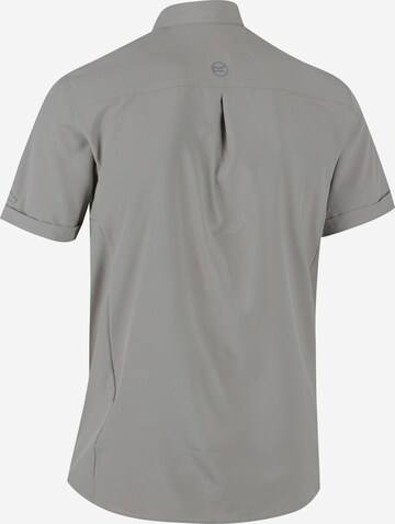 REGATTA Regular fit Athletic Button Up Shirt 'Kioga' in Grey
