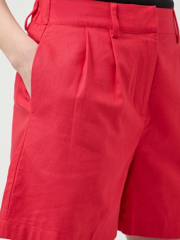 YAS - regular Pantalón en rojo